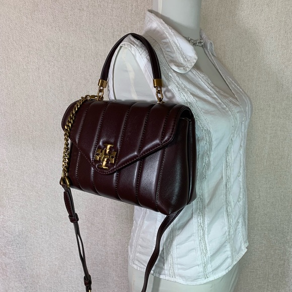 NEW Tory Burch Tempranillo Kira Small Top-Handle Satchel/Shoulder/Crossbody Bag - Picture 13 of 16